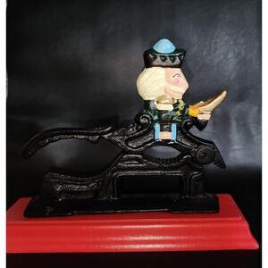 Vintage Nutcracker Cast iron Paul Revere Toy Soldier Christmas